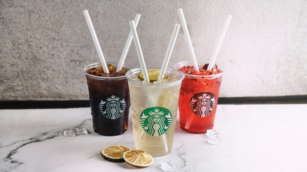 starbucks kağıt pipet